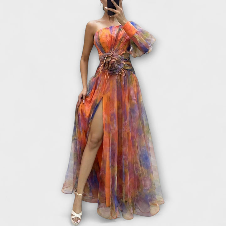 Minna – Asymmetric Amelie Maxi Dress