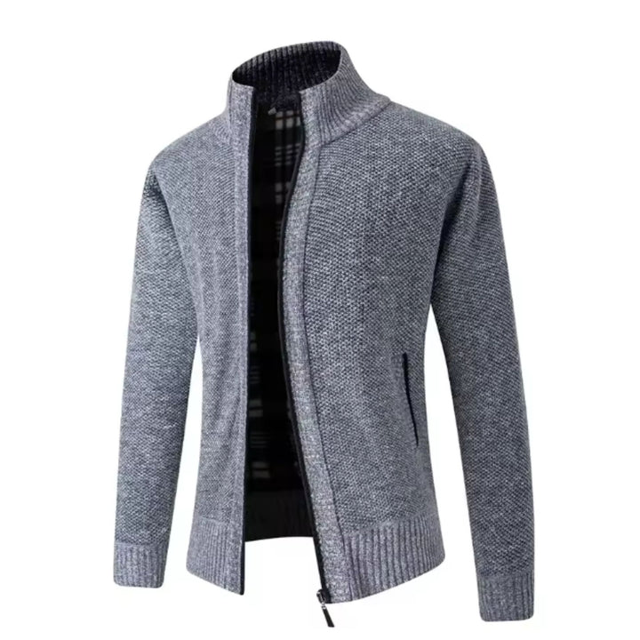 Cole | Winter Knit Zipper Sweater