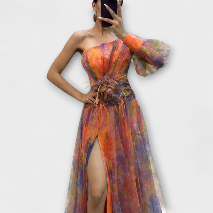 Minna – Asymmetric Amelie Maxi Dress