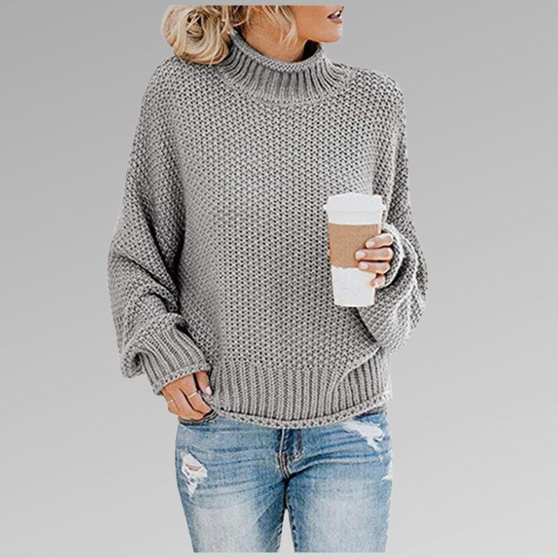 Braelyn – Luxurious High-Collar Pullover