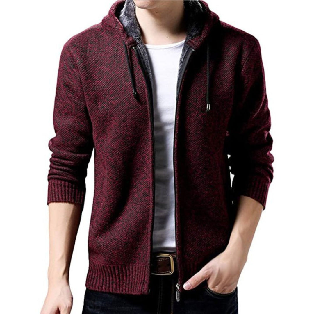 Anderson | Soft Wool Zip-Up Pullover