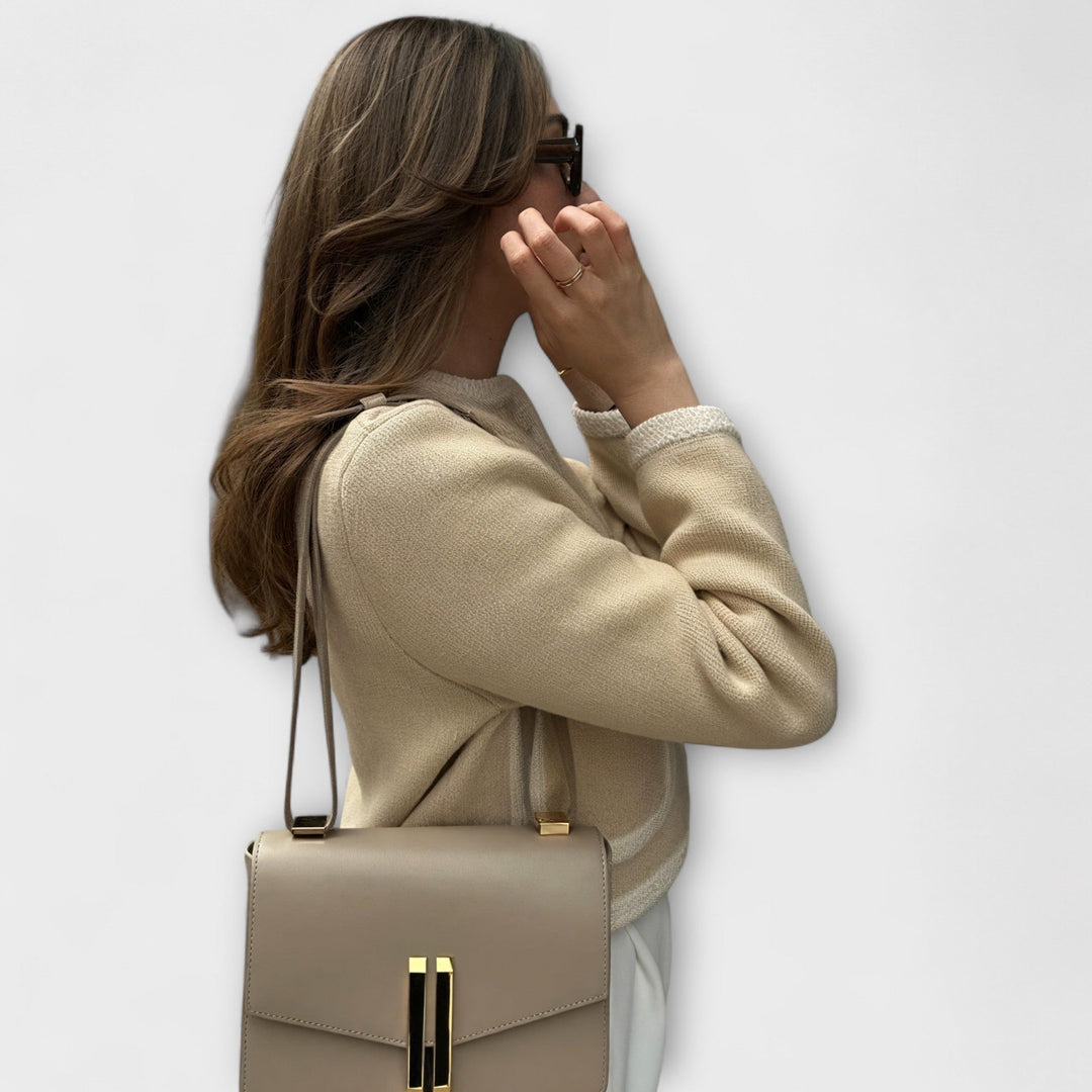 Isla | Classic Cardigan with Decorative Pockets