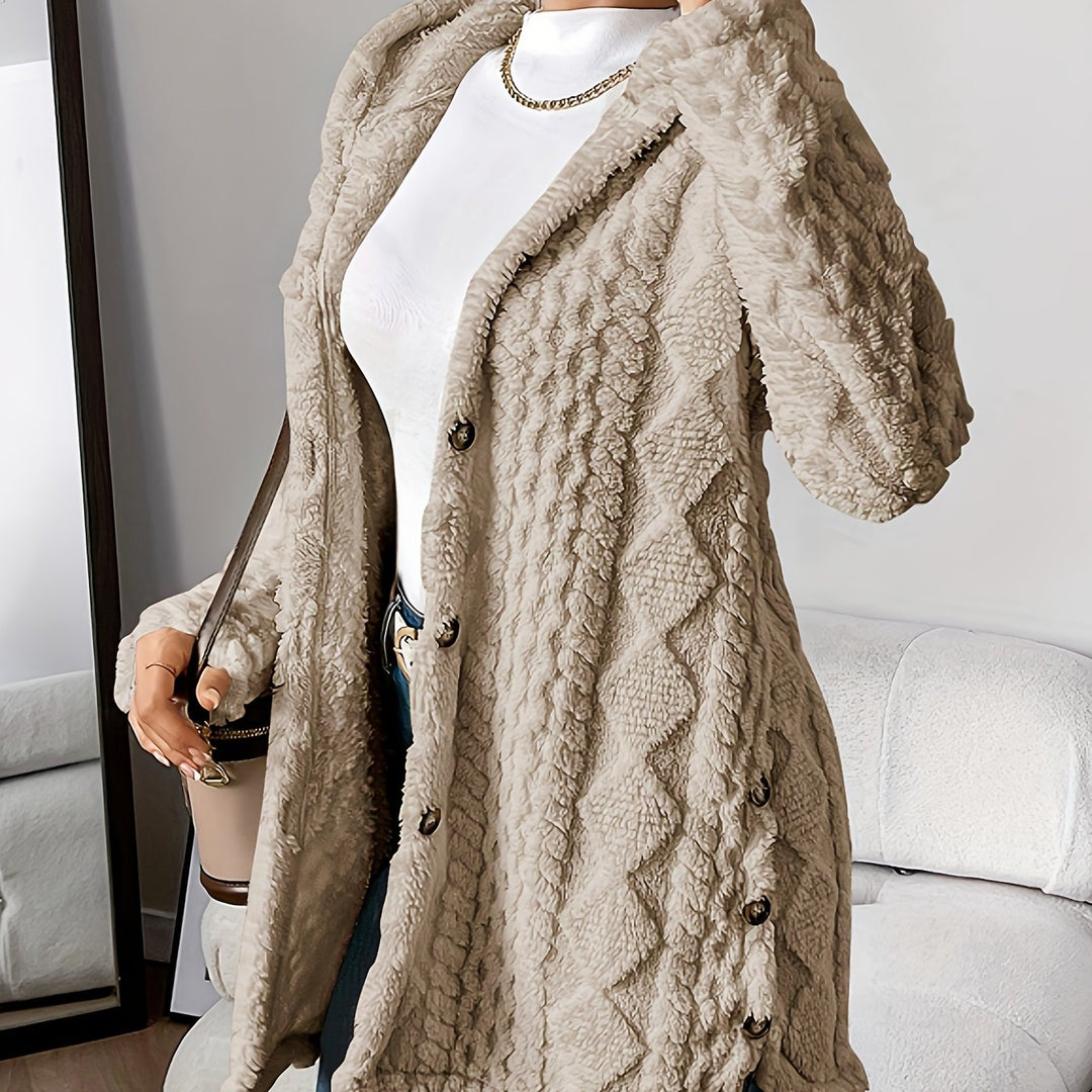 Margot | Luxe Jacquard Cardigan Coat
