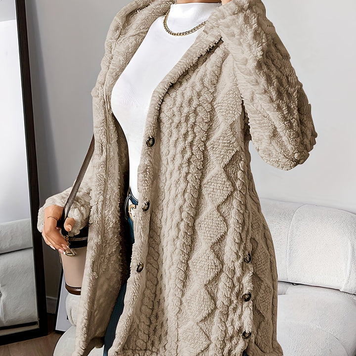 Margot | Luxe Jacquard Cardigan Coat