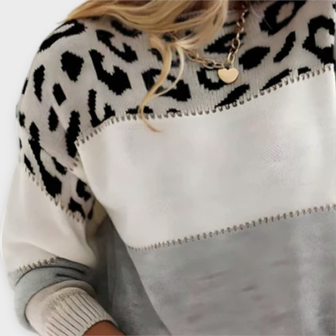 Gail | Stylish Panther Sweater