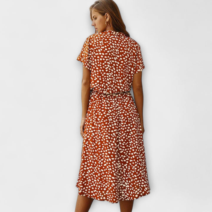 Florine - Midi Dress with Elegant Fit