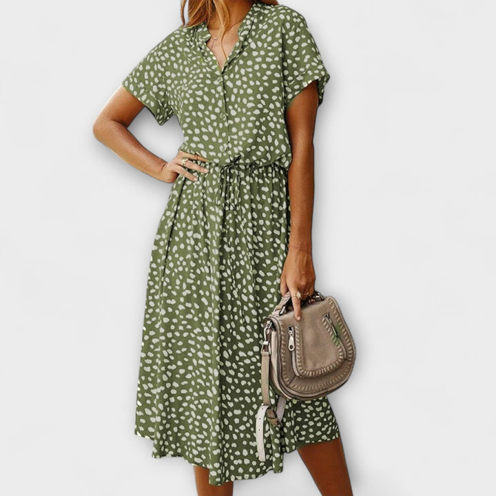 Florine - Midi Dress with Elegant Fit