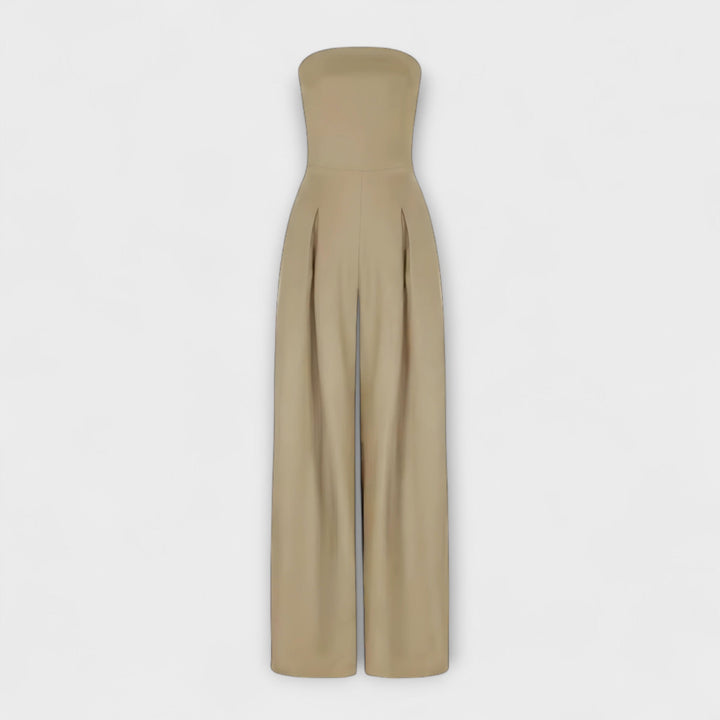 Amélie - Elegant Strapless Jumpsuit