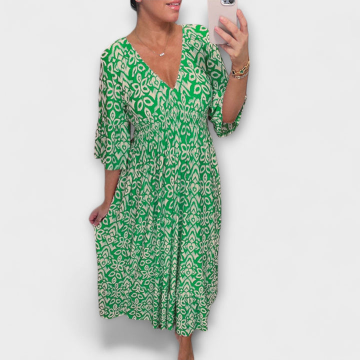 Jazlynn - Bohemian Floral Dress