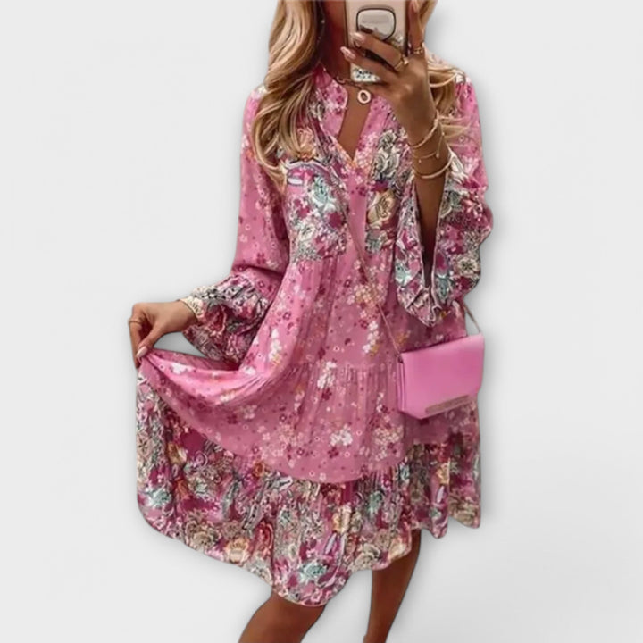 Valer - Summer Boho A-Line Dress