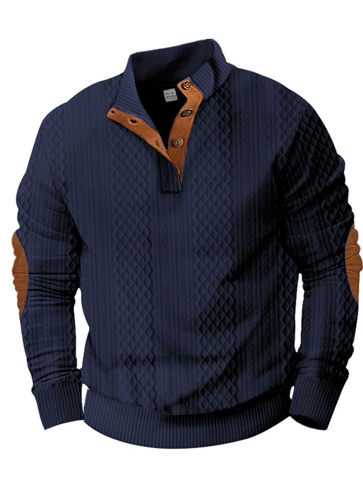 Lennon  |  Jacquard Knitted Sweater For Men