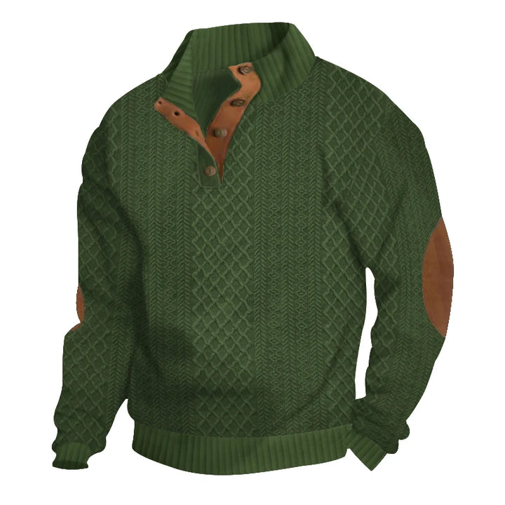 Lennon  |  Jacquard Knitted Sweater For Men