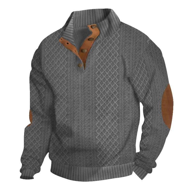 Lennon  |  Jacquard Knitted Sweater For Men