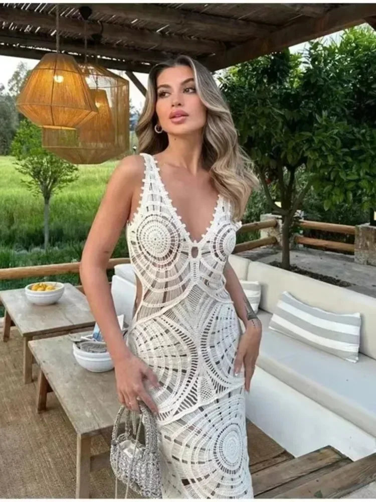 Liselotte | V-Neck Maxi Dress