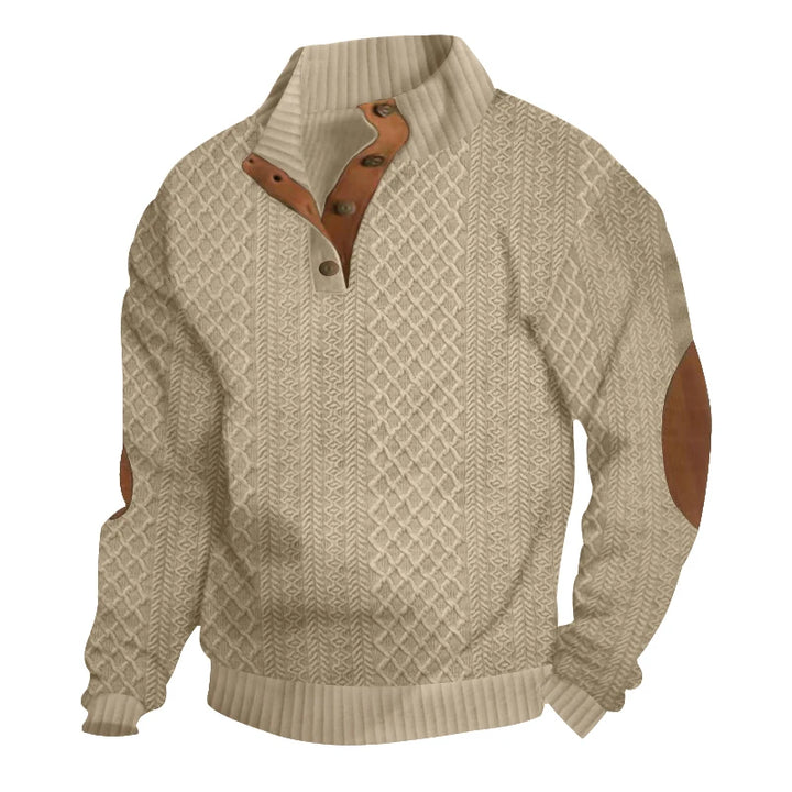 Lennon  |  Jacquard Knitted Sweater For Men