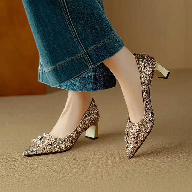 Gloria | Glitter Heels
