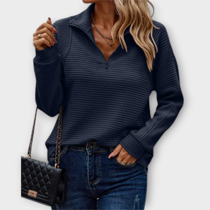 Lila | Stylish V-Neck Pullover