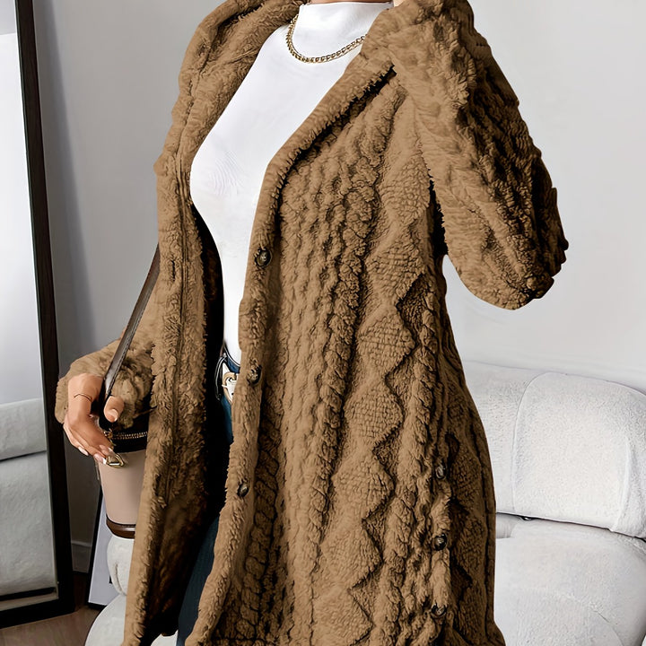 Margot | Luxe Jacquard Cardigan Coat