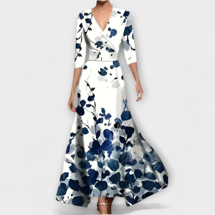 Alma - Elegant Sleeve Design Women's Dress