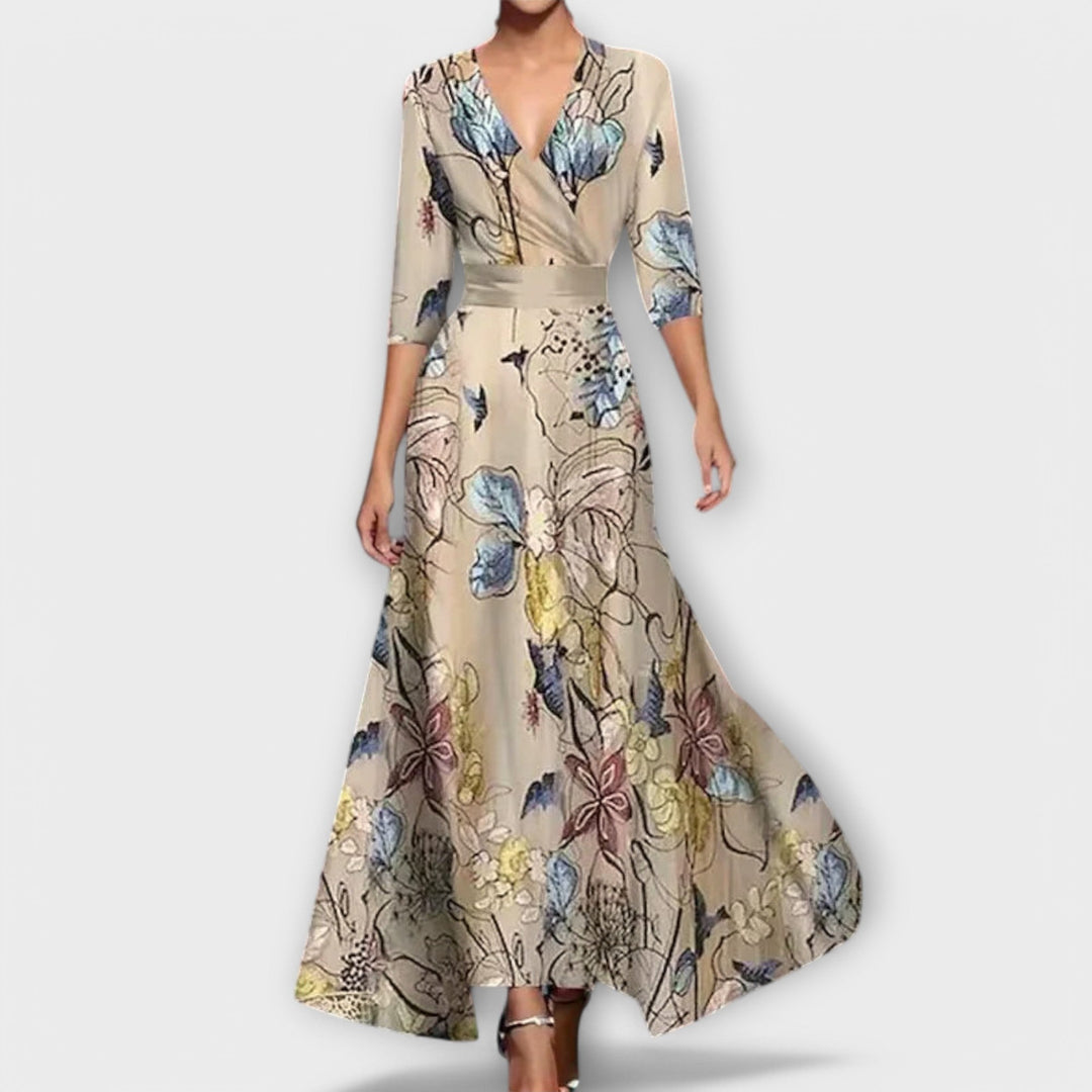 Elegant Sleeve Design Women's Dress