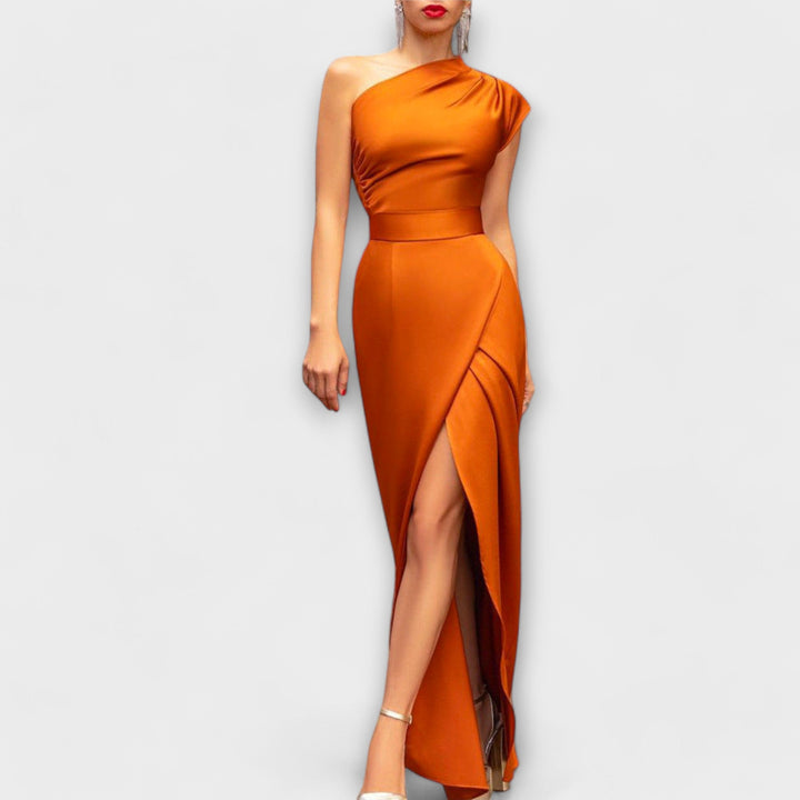 Elegant Asymmetrical Evening Dress