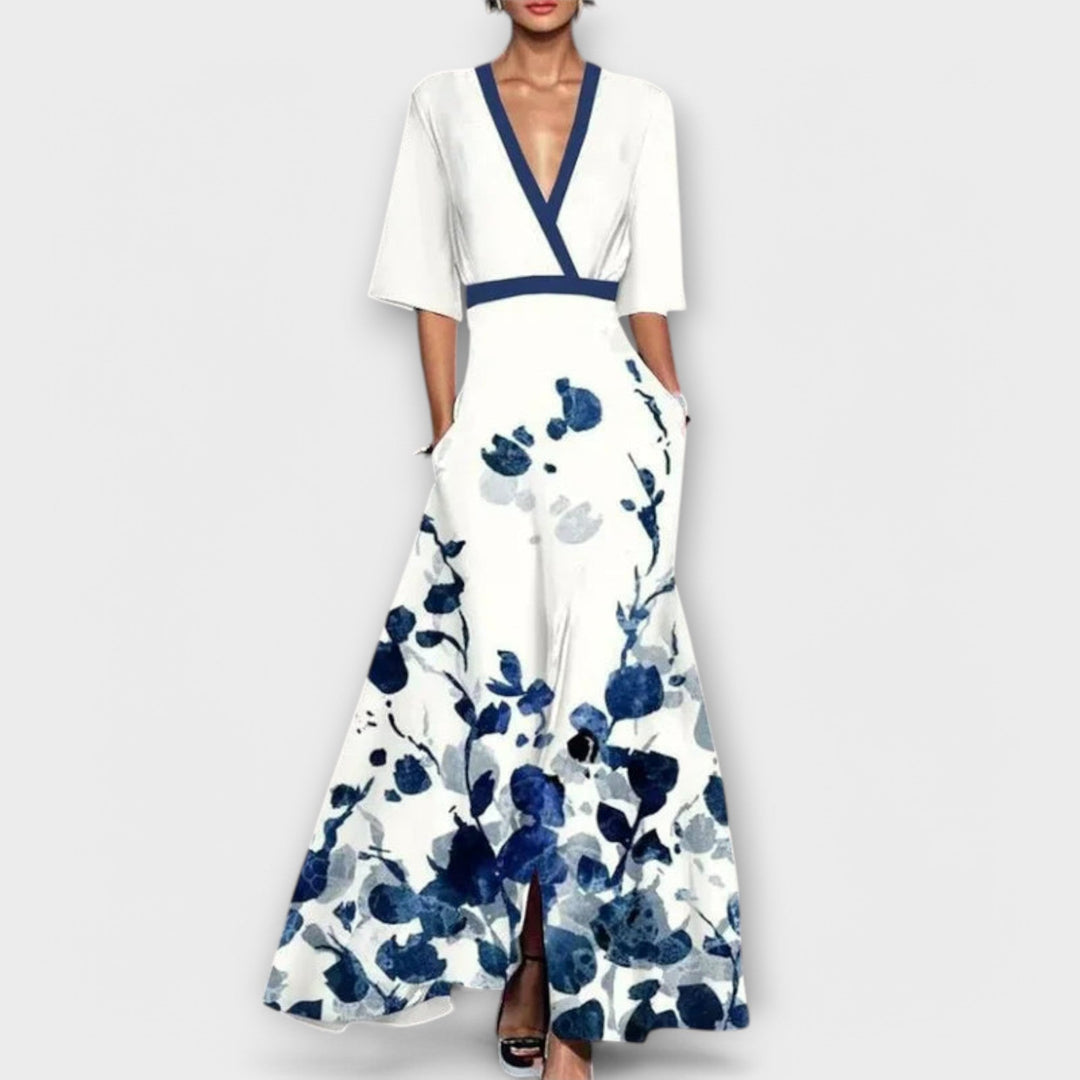 Elegant Sleeve Design Women's Dress